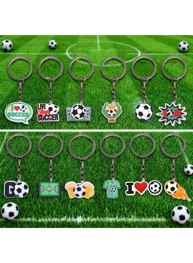 44 PCS Soccer Party Favors with Soccer Gift Bags, Soccer Slap Bracelet, Soccer Temporary Tattoos and  Soccer Keychains for Party Goodie Bag Fillers Soccer Party Decor - Image 5